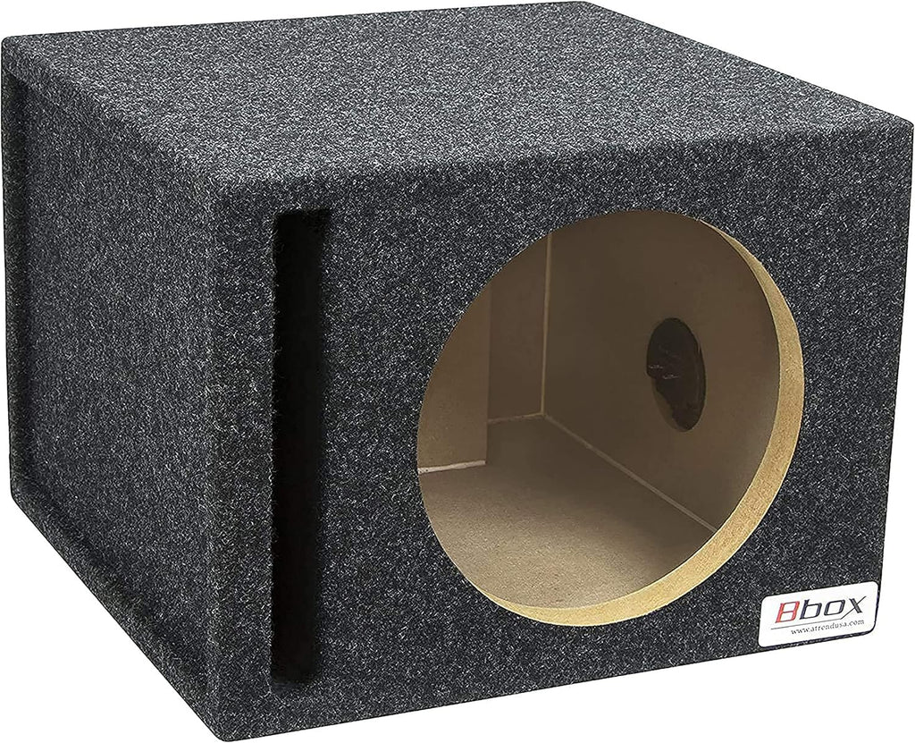 Single 10" Vented Carpeted Subwoofer Enclosure K666