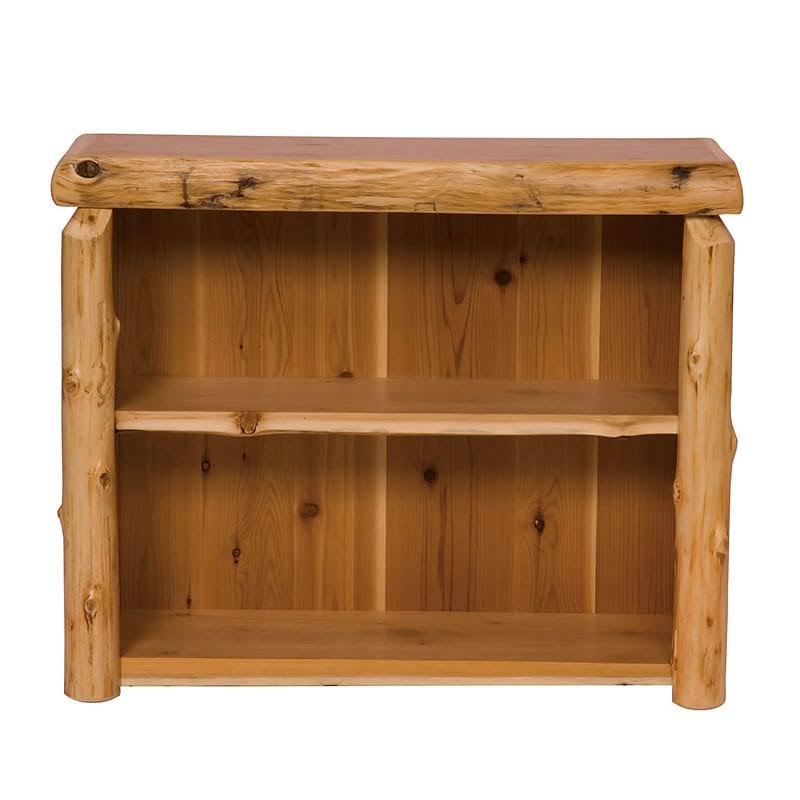 Small Cedar Log Bookcase D737629
