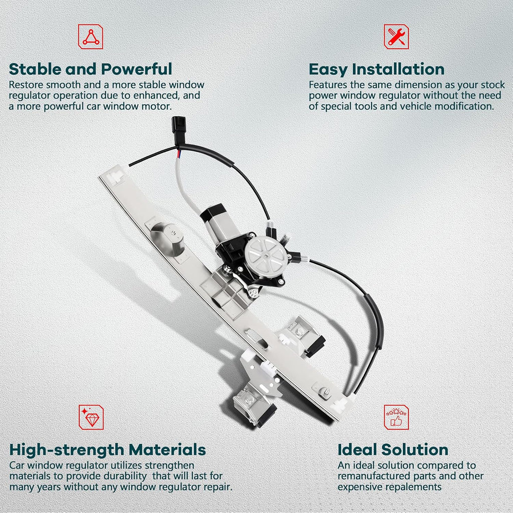 Rear Right Power Window Regulator with Motor Pack of 2 A374