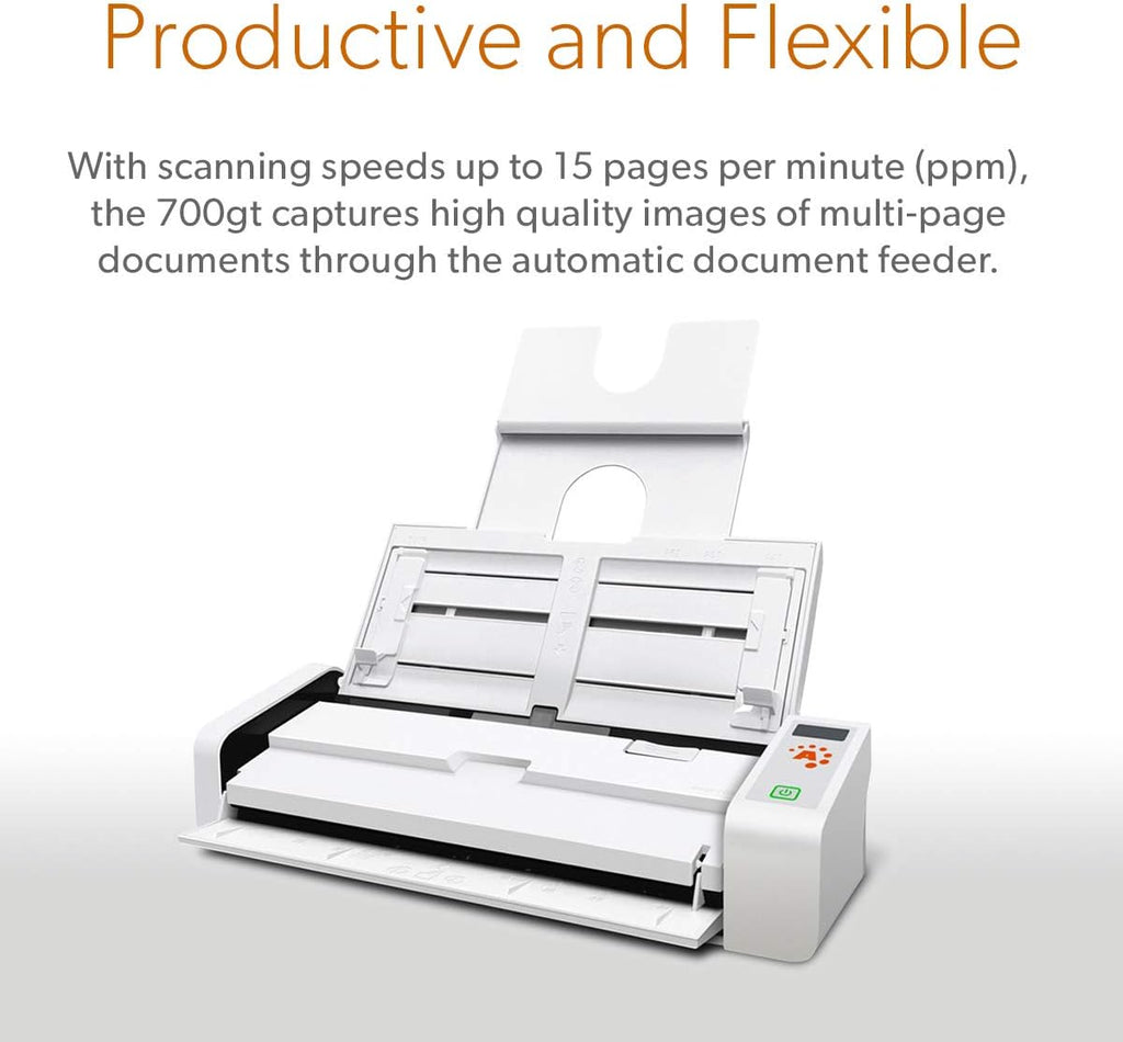 Hybrid Duplex Document Scanner with Receipt Software for Windows PC A12749