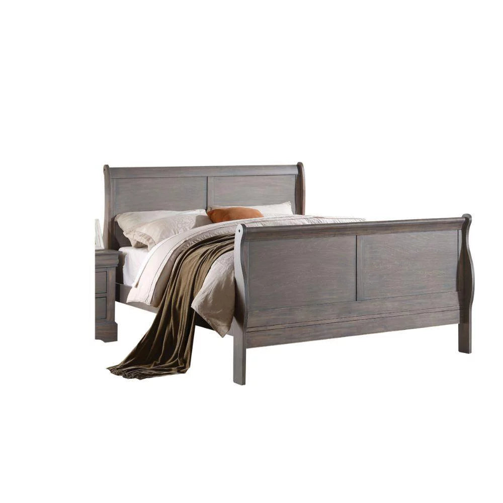 Antique Gray Eastern King 5pcs Bedroom Set C526
