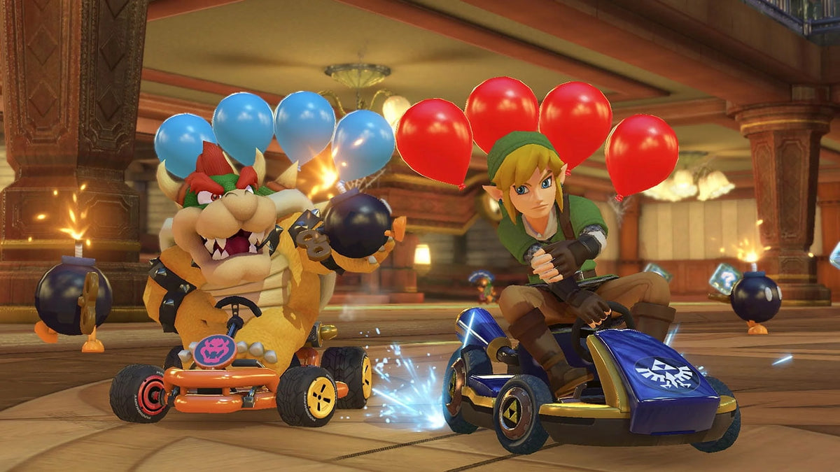 Mario Kart 8 Deluxe & 3 Month Membership, Nintendo Switch W28690