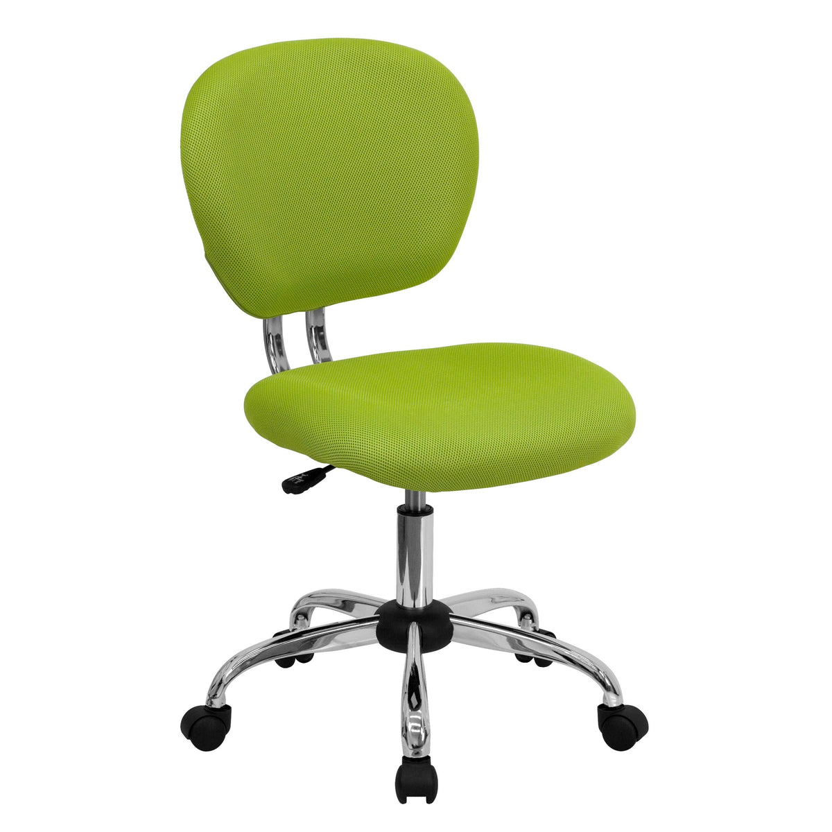 Yellow Mid-Back Mesh Padded Swivel Task Office Chair E491632