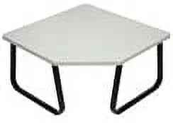 30 x 30 in. Corner Coffee Table with Gray Top G615