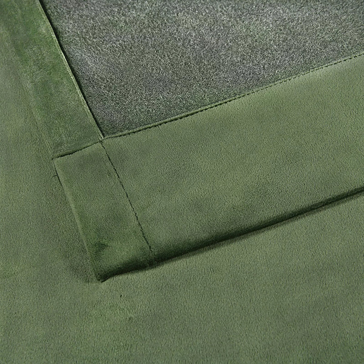 Evergreen Velvet Room Darkening Curtain Panel Pair with Rod Pocket E470