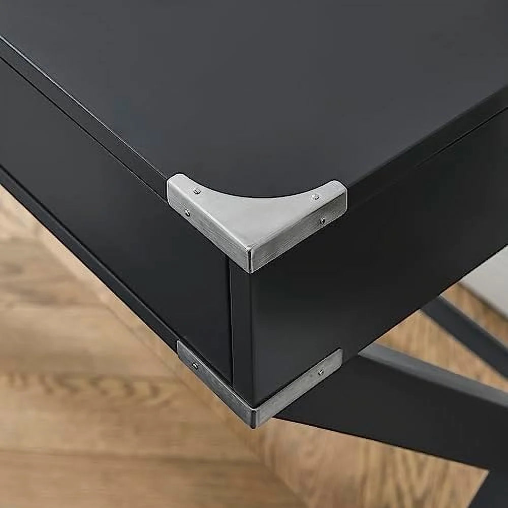 White Computer Desk with Drawers V758602