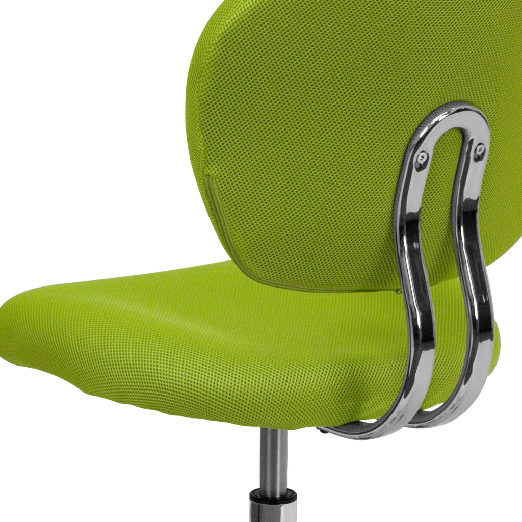 Yellow Mid-Back Mesh Padded Swivel Task Office Chair E491632