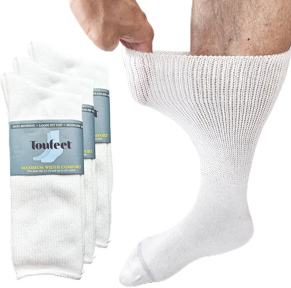 Athletic Diabetic Seamless Socks 3 Pk L309247