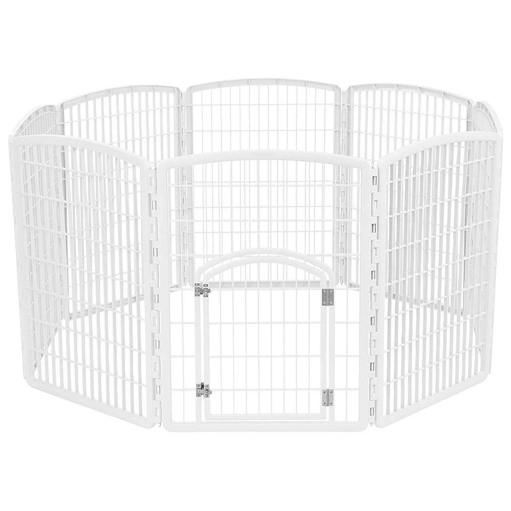 8-Panel Pet Playpen with Door A5487