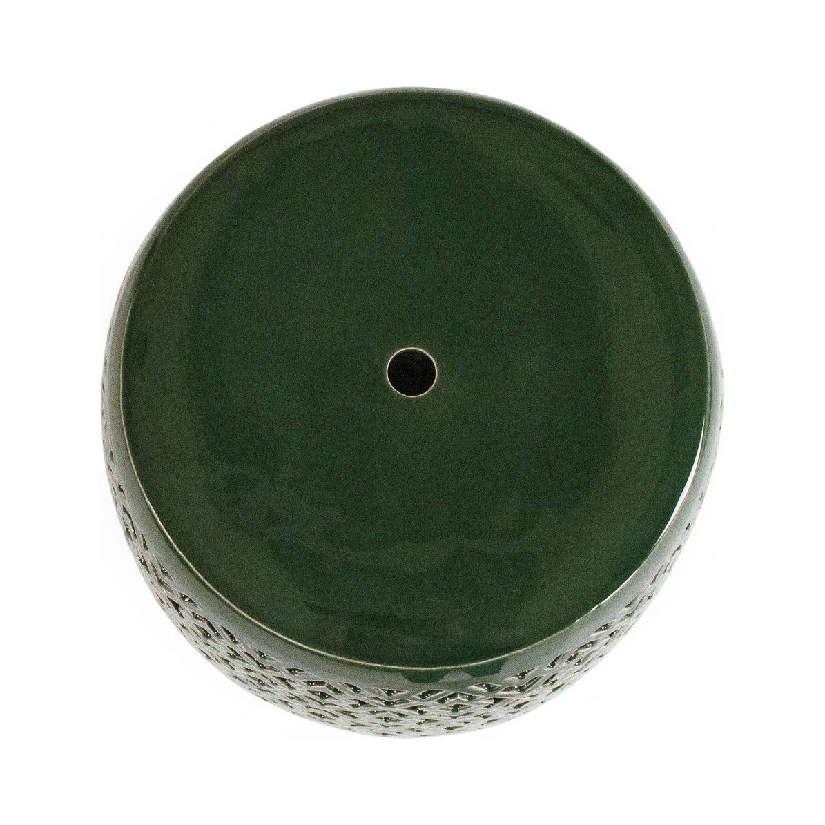 Teal Garden Stool Y75309