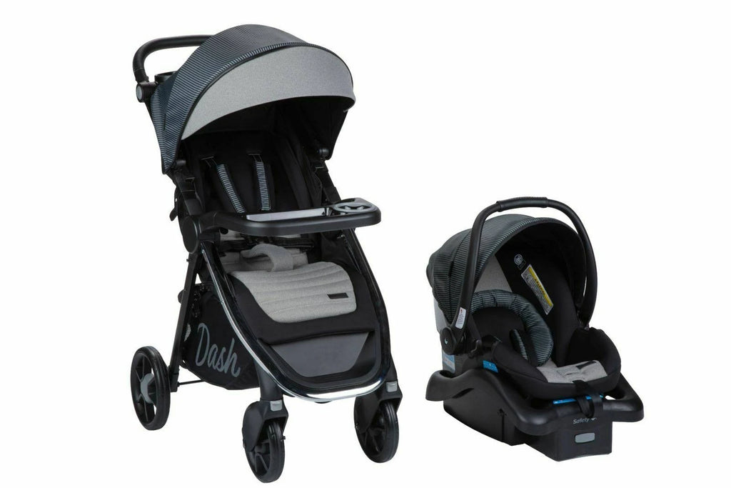 Gray Travel System Stroller and Infant Car Seat J60063