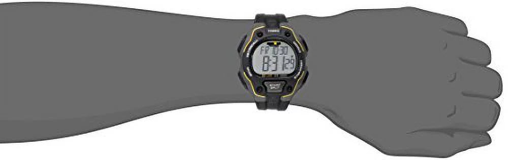 Men's Full-Size Watch Black Resin Strap L577135
