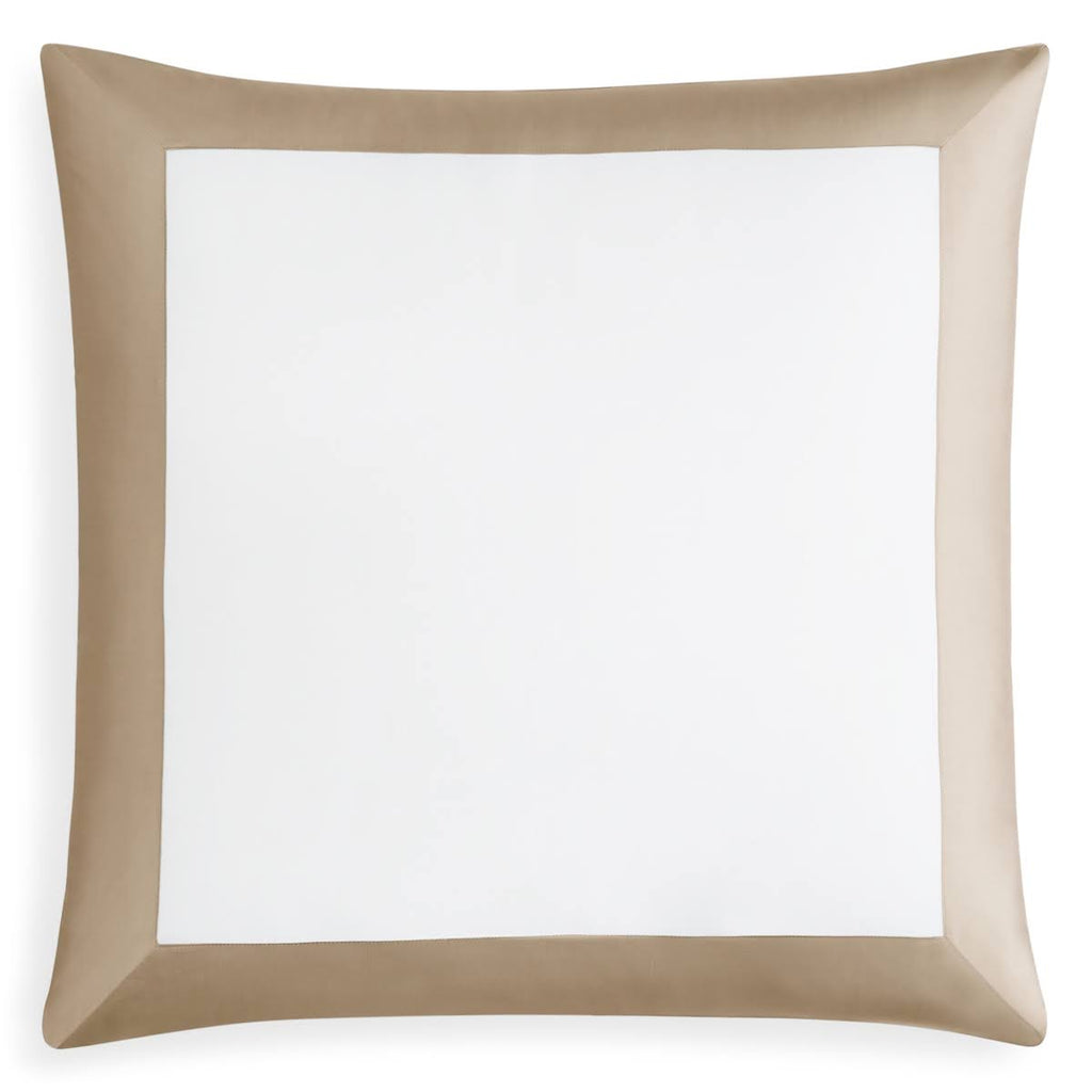 White / Oat Continental Sham 26x26 C9832