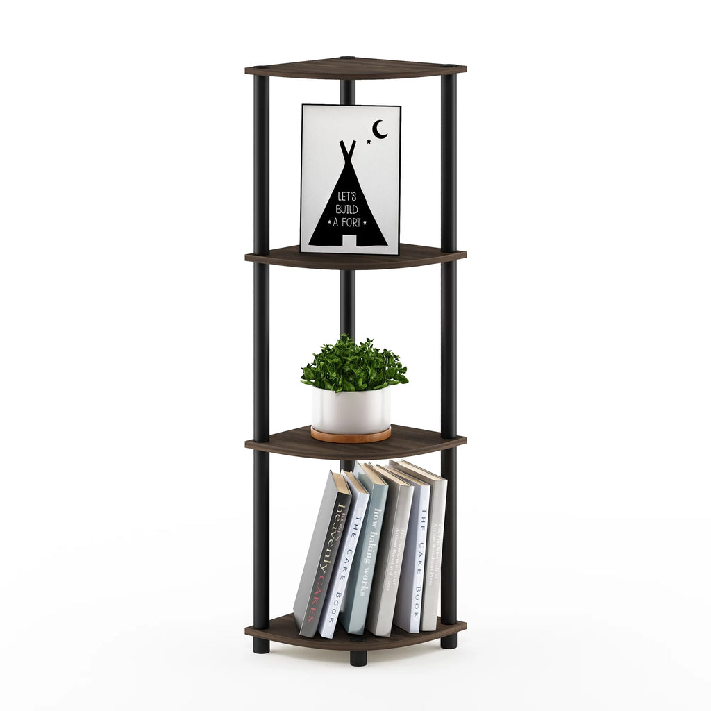 4-Tier Corner Display Rack Shelving Unit R612