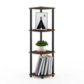 4-Tier Corner Display Rack Shelving Unit R612
