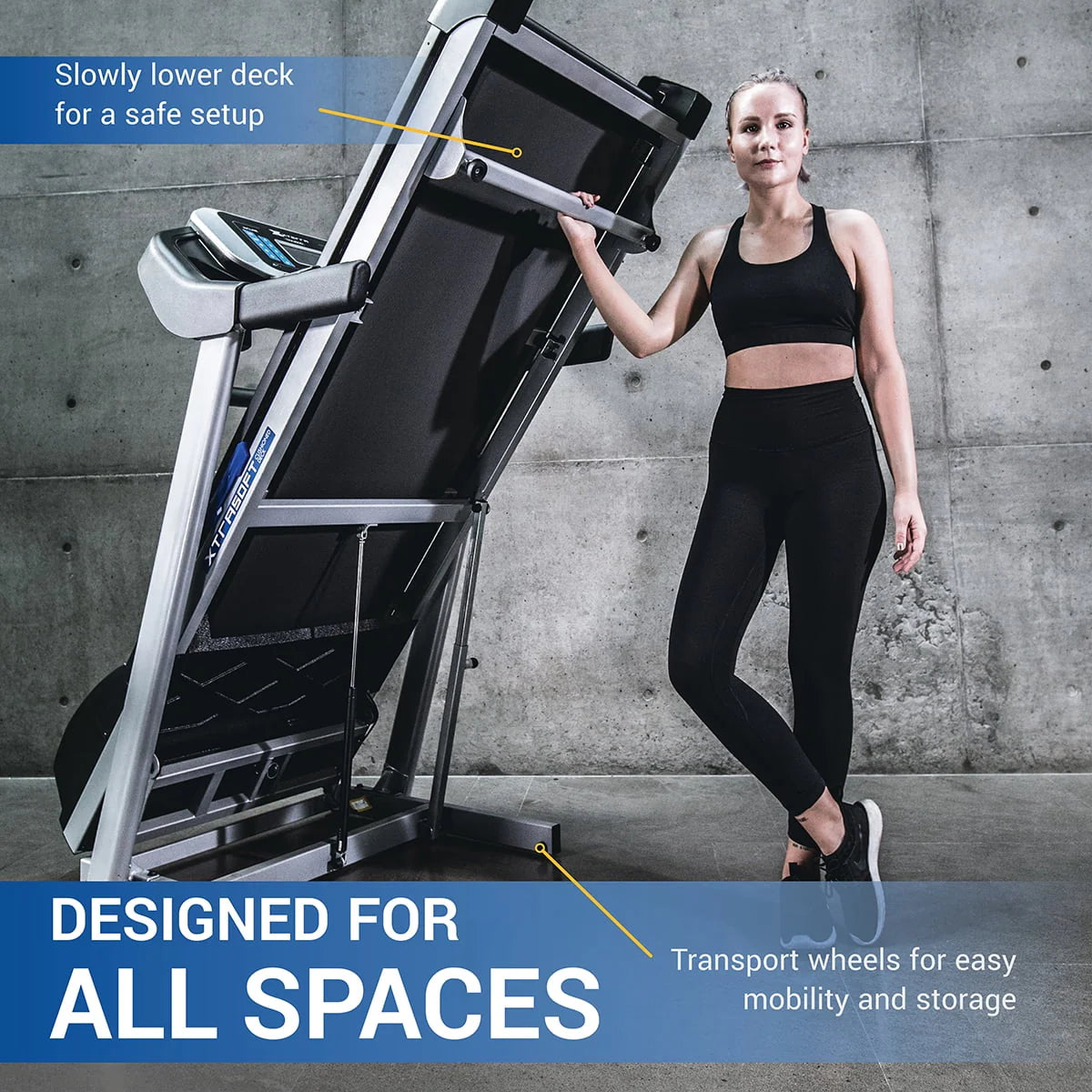 Folding Motorized Treadmill with Bluetooth N90547