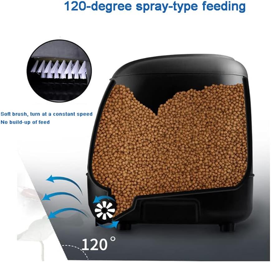 Automatic Fish Feeder Timer High Capacity Pond Fish Feeder M254