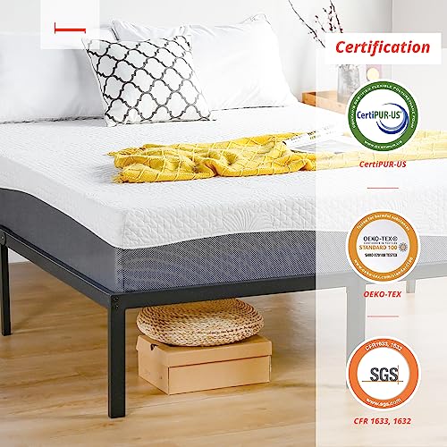 10 Inch Gel Memory Foam Twin Mattress T686
