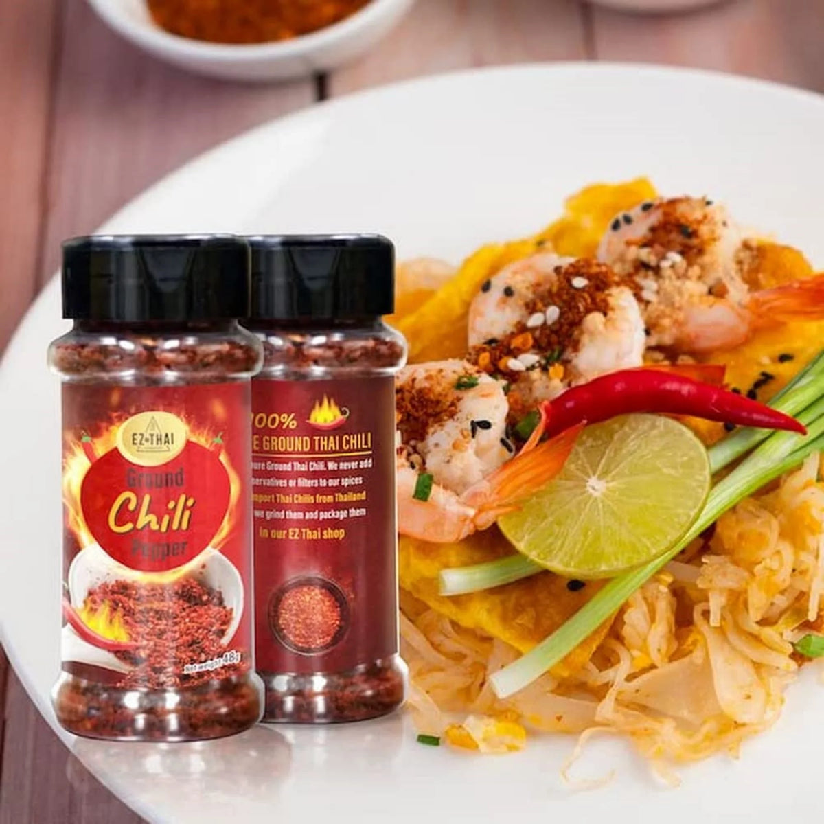 Red Chili Pepper Flakes 10 Packs 1.76 oz T870