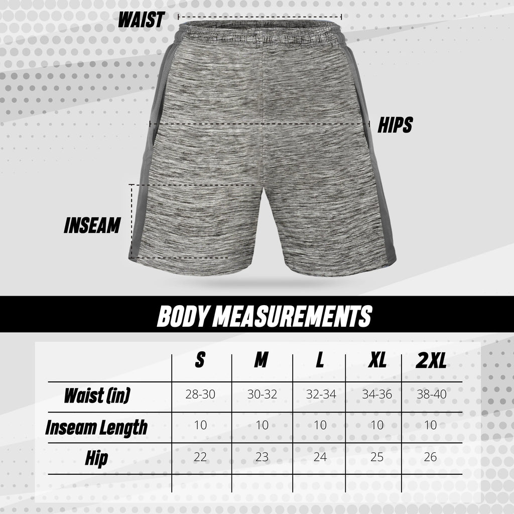 Men's Dry-Fit Athletic Shorts with Two Side Pockets O157519