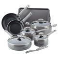 12 Pc Nonstick Porcelain Enamel Cookware Set E4517