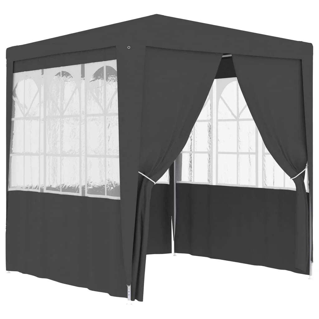 Party Tent with Side Walls 6.6'x6.6' Anthracite A81771