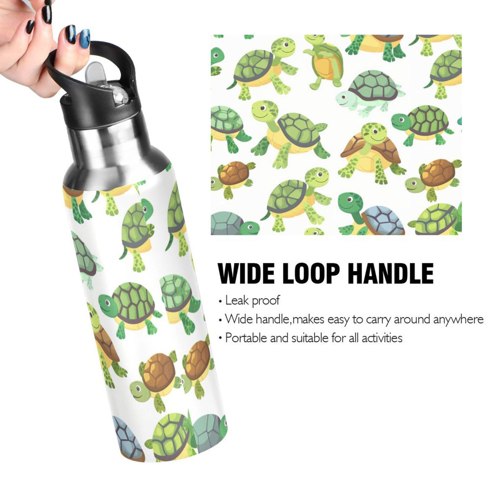 Insulated Stainless Steel Water Bottle with Straw Lid 20 oz J670