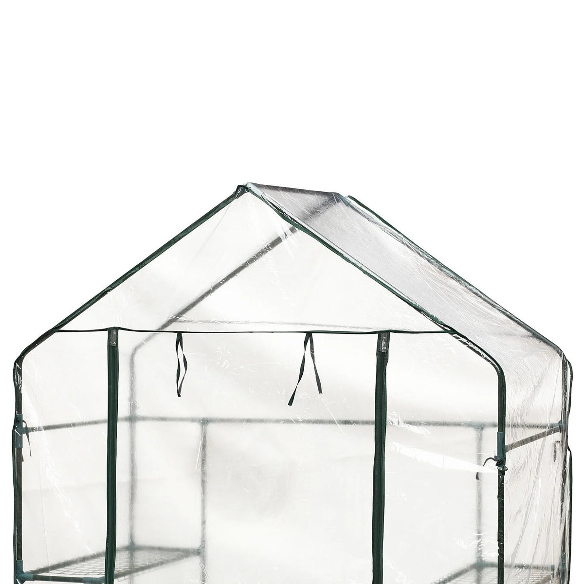 Portable Mini Walk-In Greenhouse with 3 Tier Shelves D91652